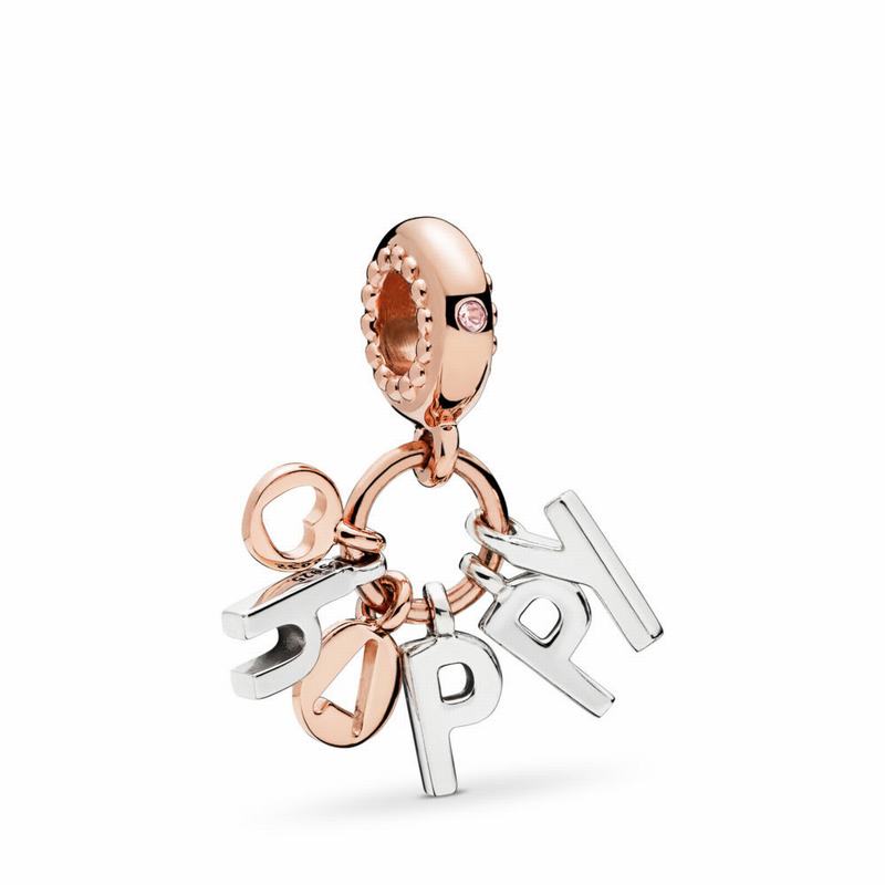 Pandora Rose™ Be Happy Dangle Charm Egypt CK9052876